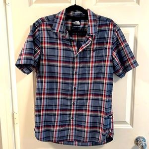Short sleeve North Face button down.